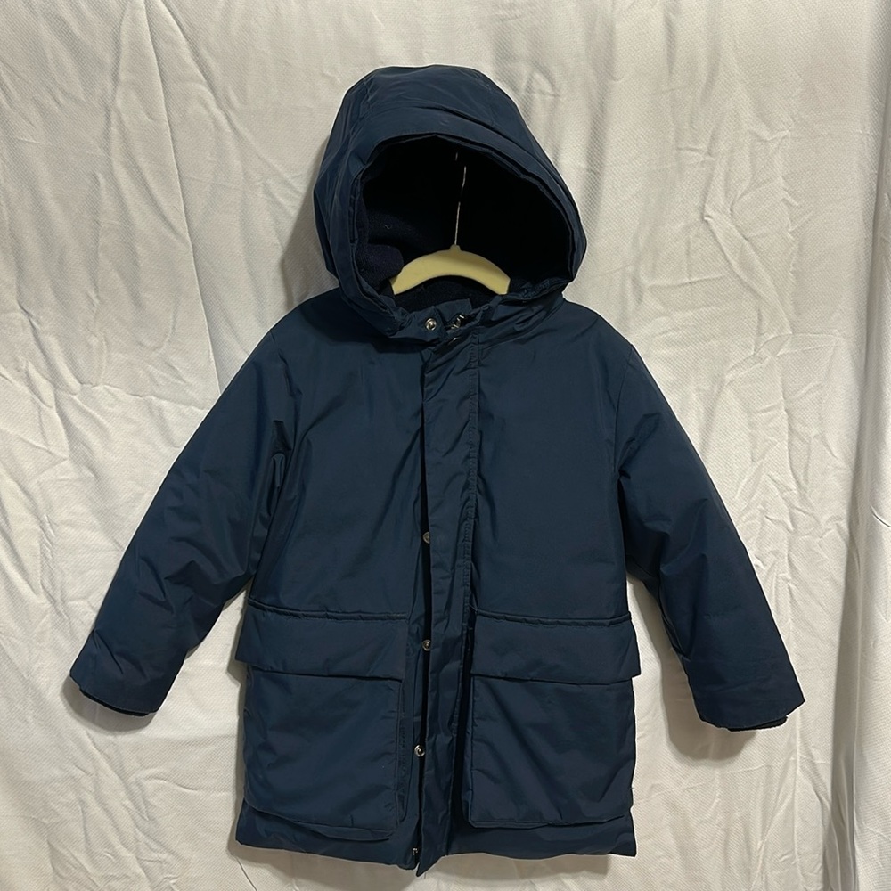 Jacadi Navy Winter Coat 100% Down